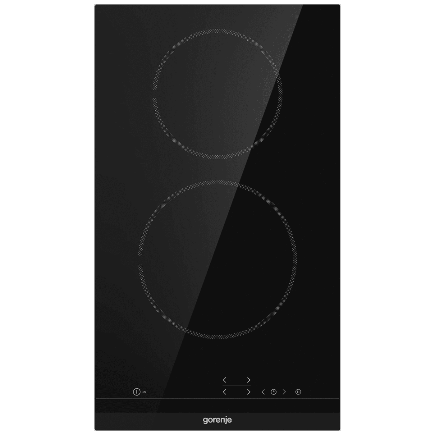 10484_1686223195txjdmvkzvd Gorenje Ugradbena staklokeramička ploča za kuhanje, 30 cm, crna - ECT321BCSC - Image 1