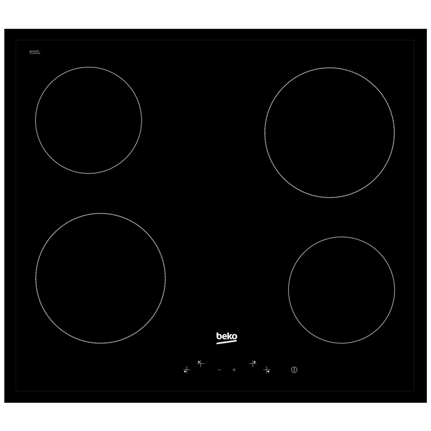 26284_1686275272znrmi3k319 Beko Ugradbena staklokeramička ploča za kuhanje 60cm, 4 zone - HIC 64400 E - Image 1