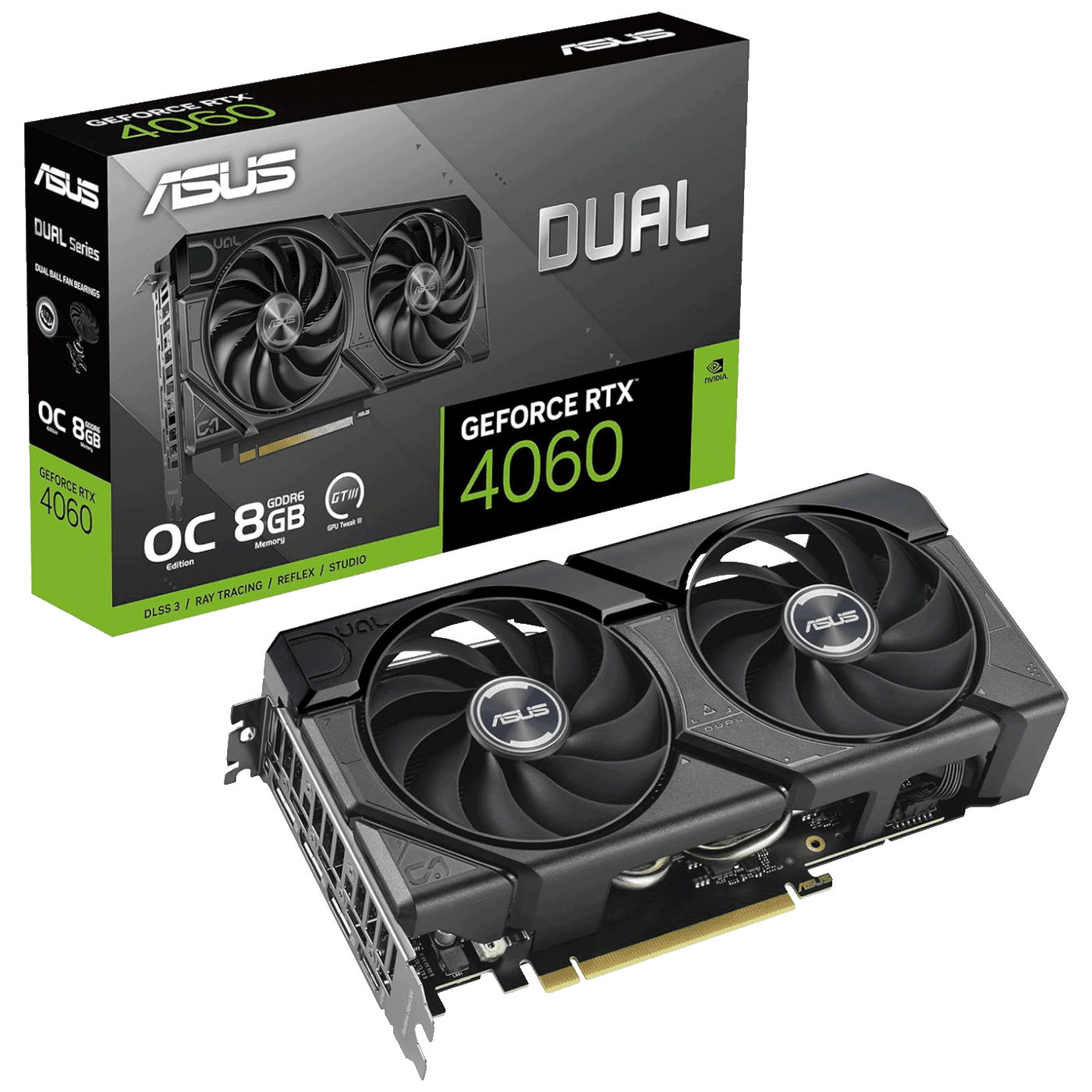 42419_17143956069tmld5ra3r Asus Grafička kartica, RTX4060 EVO OC , 8GB DDR6, 128bit, PCIe4.0 - 90YV0JC7-M0NA00 - Image 1