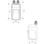 Dafi Protočni bojler, 5.5 kW, podpultni - POZ03579 - Image 2