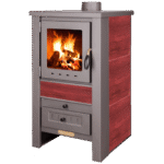 pro-termo Peć na čvrsto gorivo, 7.5kW - NOVA G Pro, Crvena