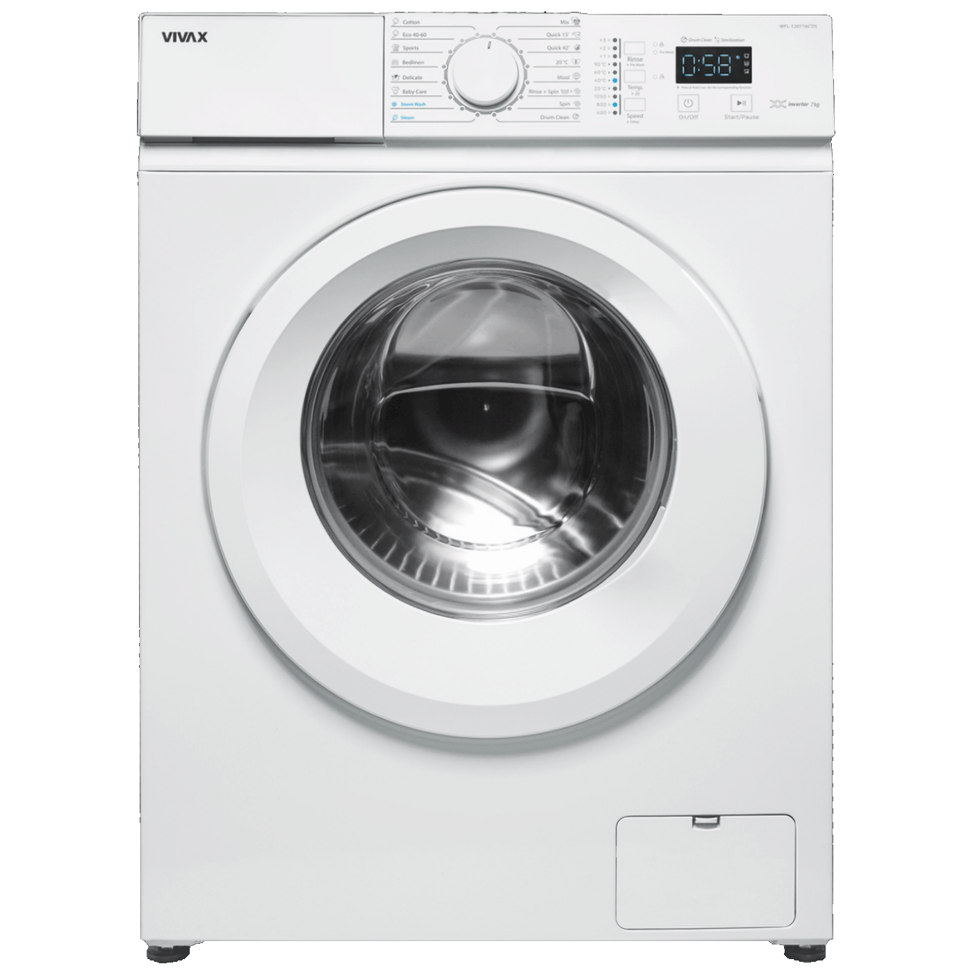 71805_1764165338fpgelas23z Vivax Mašina za pranje veša, 1200 obrtaja, 7 kg veša, Inverter - WFL-120716CDS - Image 1