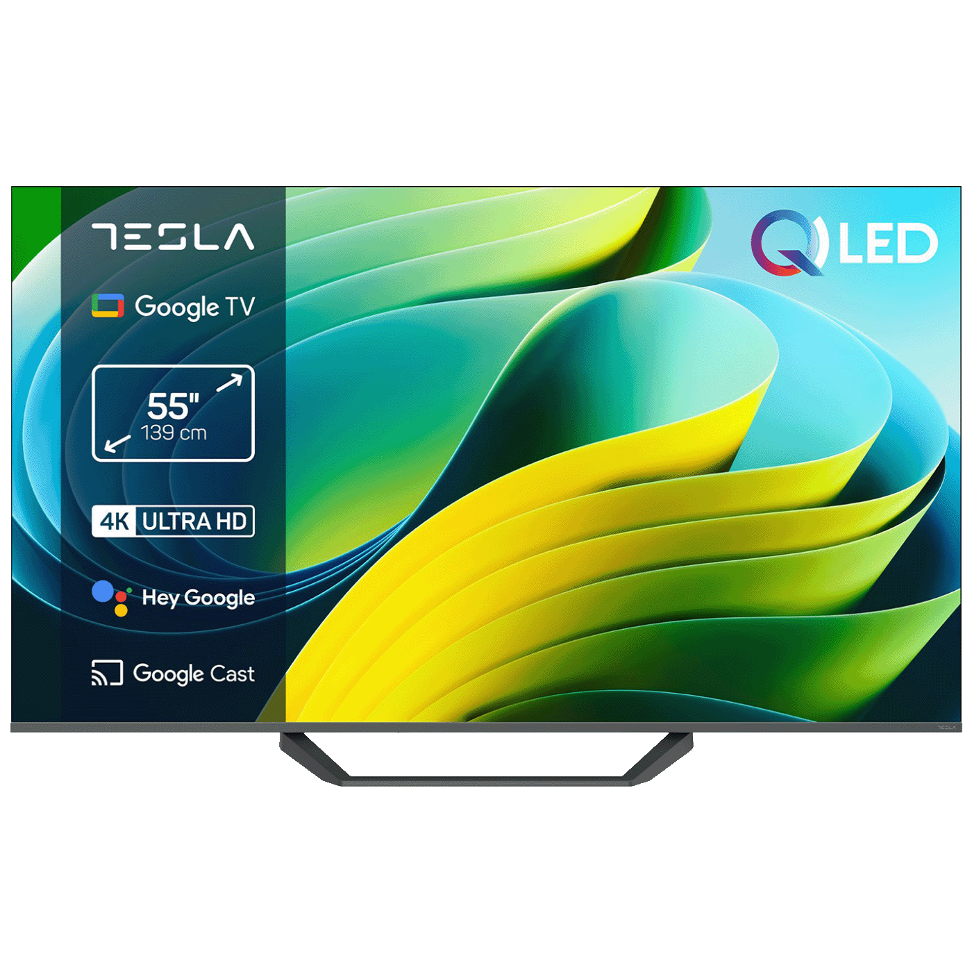 71978_1772700723lez3psfb8g Tesla Televizor Smart QLED 4K UltraHD 55", Series 6, Google TV - Q55E655GUS - Image 1