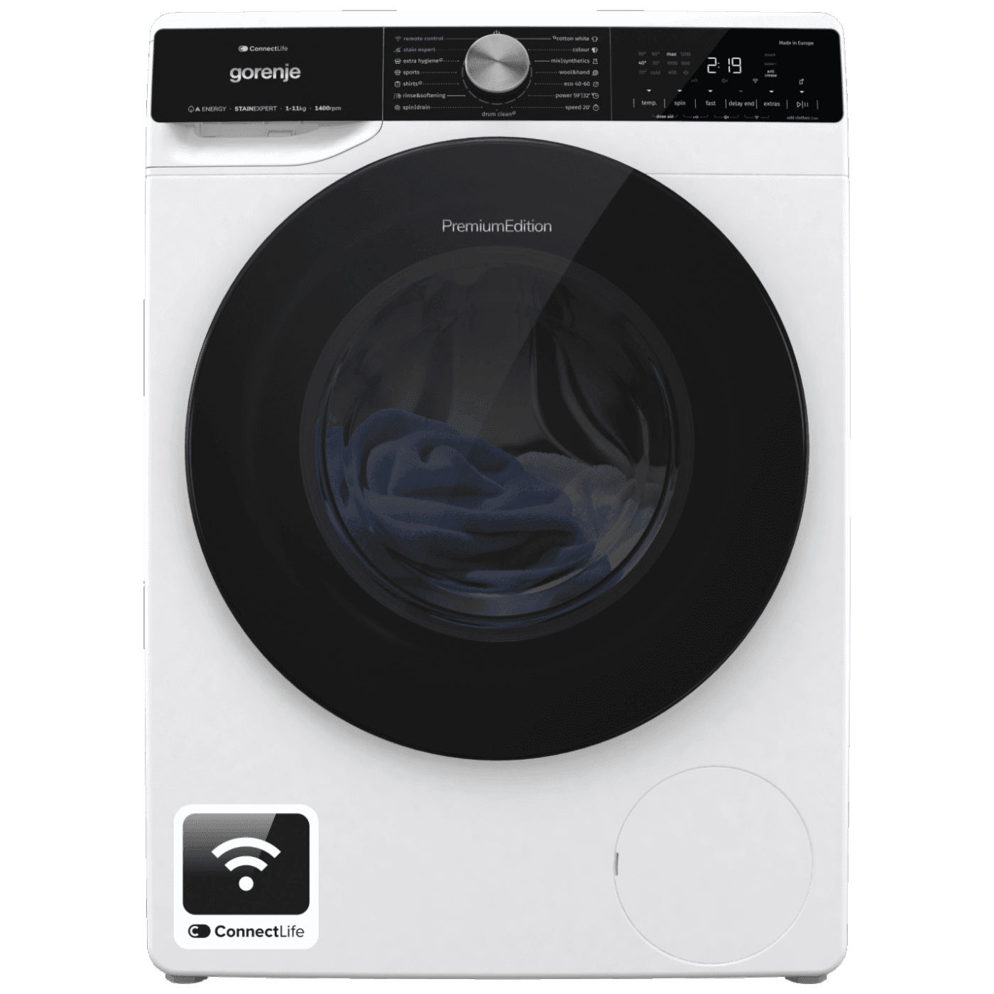 74075_176942675746r6cj7hun Gorenje Mašina za veš, 1400 obrtaja, 11 kg veša, WiFi, A - WNS114A3TWIFI - Image 1