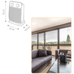 home Grijalica sa ventilatorom, 1800W - FK 29 - Image 2
