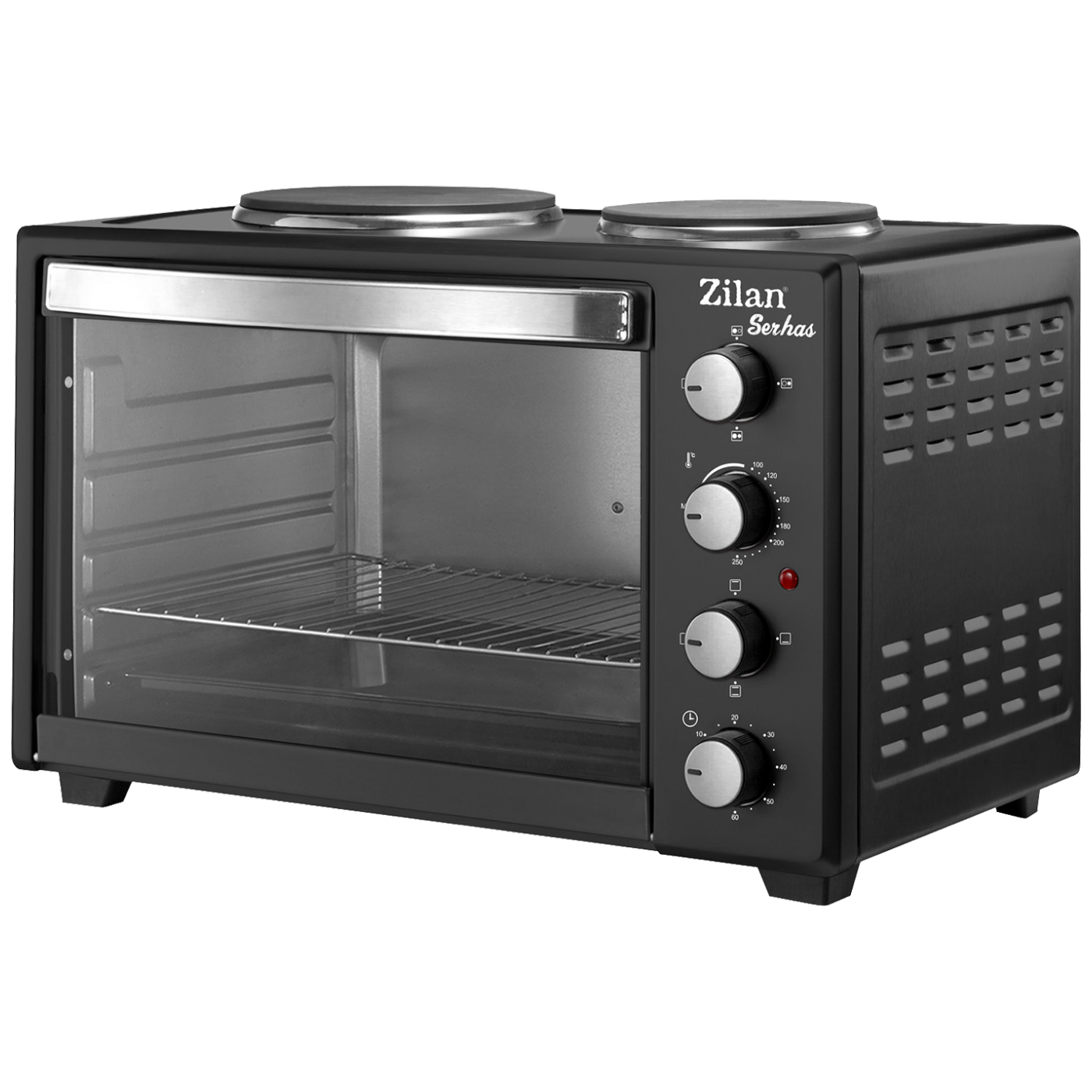 10510_1686223255heny7sz7xm Zilan Mini pećnica, 2 grijače ploče, 45 l, 3200 W, crna - ZLN2935 - Image 1