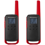 Motorola Walkie Talkie, domet 8 km, 16 kanala, crvena - TLKR T62 RD