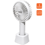 home Ventilator ručni / stolni, promjer 9 cm, Li-Ion 800mA - HF 9/WH