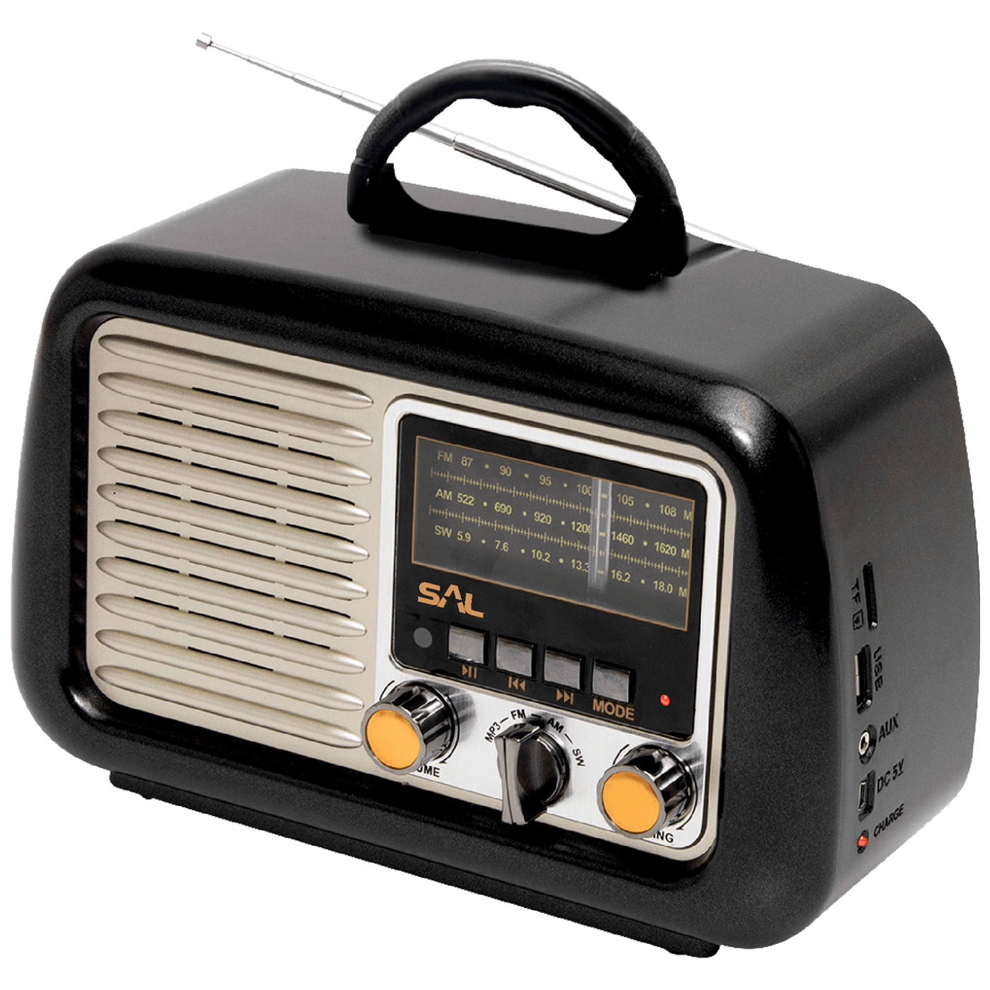 11943_1686227141ljjffy63sb SAL Retro radio + BT bežični zvučnik, 4in1, FM, MP3, AUX - RRT 2B - Image 1