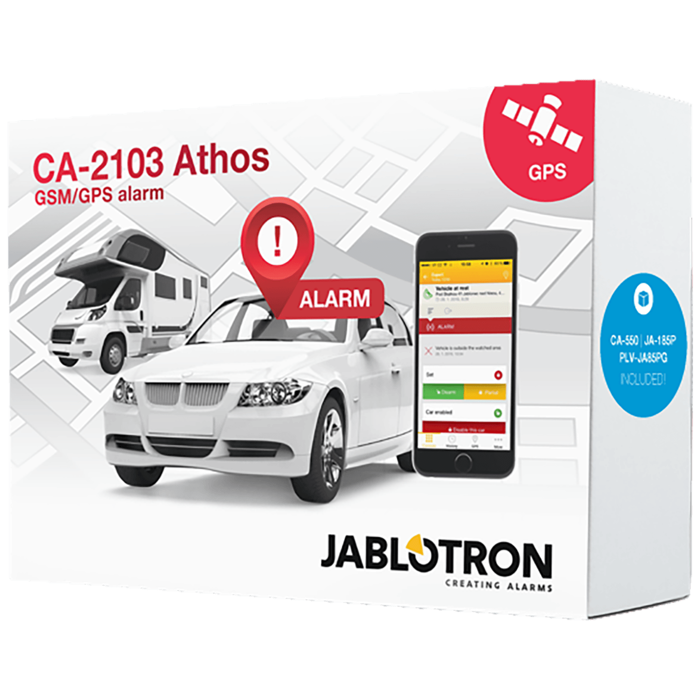 12091_16862275477tx4pzmiid Jablotron Auto alarm set, CA-2103, e-GSM, GPRS - CA-2103SET B - Image 1