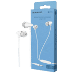 Borofone Slušalice sa mikrofonom, 3.5 mm,dužina kabela 1.2 met,bijela - BM25 Sound edge
