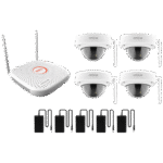 Amiko Home Set za video nadzor, 9ch, 4 x kamera, 2.0 Mpixel, WiFi - CCTV KIT 4800