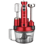 Goldmaster Štapni mikser sa posudom, 5u1, 1000 W, Multipraktik - GM-7239K Elena Max Red