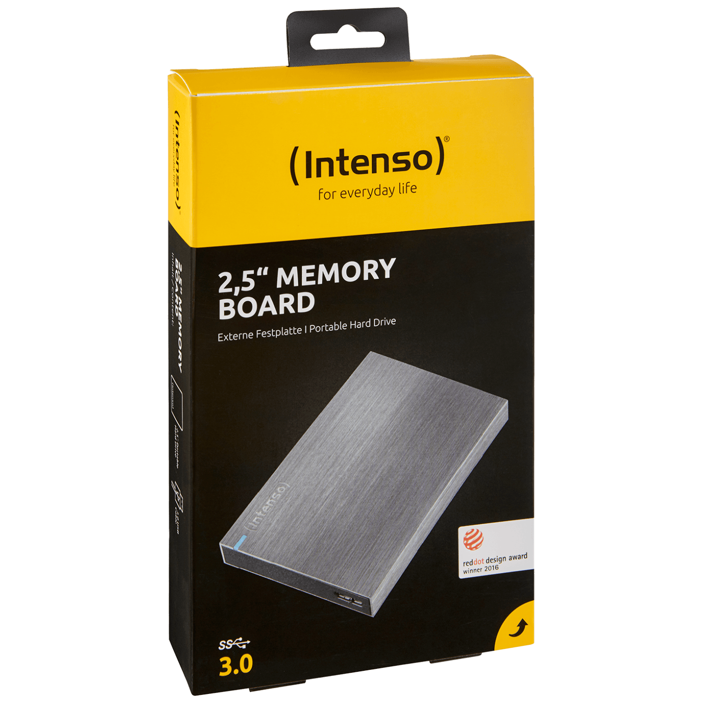 15861_1686243895jlzi9vbm23 (Intenso) Eksterni Hard Disk 2.5", kapacitet 2TB, USB 3.0, Crna - HDD3.0-2TB/Memory Board - Image 1