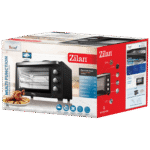 Zilan Mini pećnica sa grilom + ventilator,  28 l, 3200 W, crna - ZLN0997 - Image 2