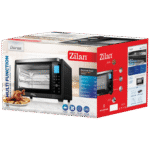 Zilan Mini pećnica sa grillom, zapremina 28 l, 1600 W, crna - ZLN1031 - Image 2