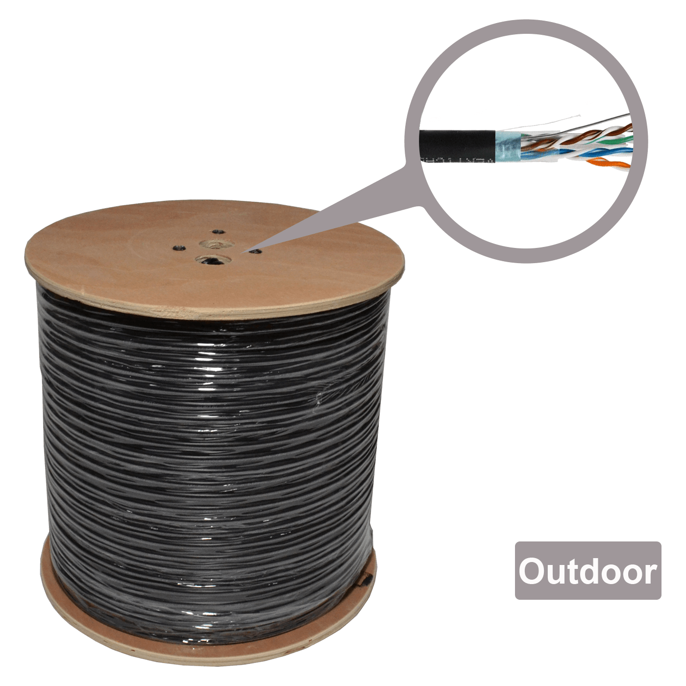 16374_1686245902d9csvoz1ic Connect XL Mrežni FTP kabl, CAT5e, Outdoor, 305 met - CAT5-FTP-CCA Outdoor - Image 1