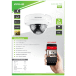 Amiko Home Kamera IP 3 MP, PoE, 1/2.8" CMOS, 2.8mm, IK10 - D20IK300 POE - Image 2
