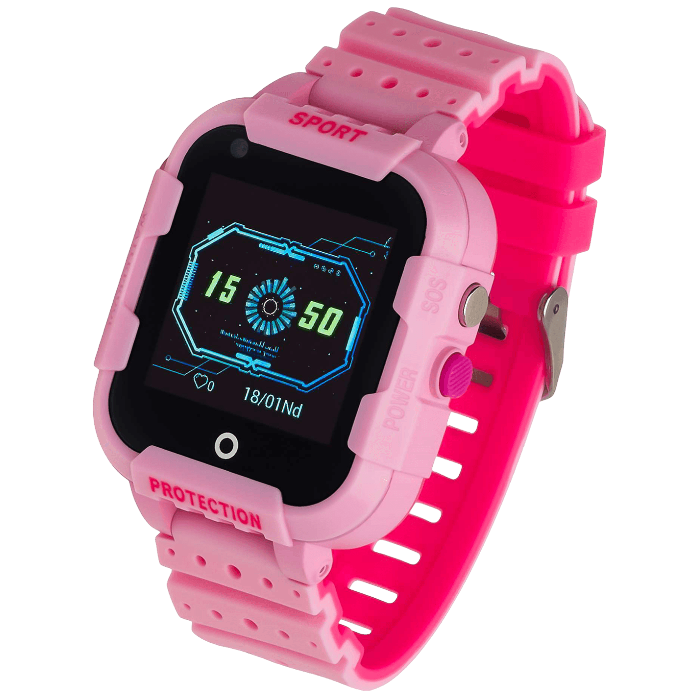 17460_16862494379elhk7hdag Garett Sat pametni, 4G LTE, 1.4", WiFi, Bluetooth, IP67 - Garett Kids 4G Pink - Image 1