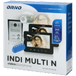 Orno Video interfon 2 x 7", 8 x RFID Tag, set, Indi Multi N - OR-VID-VP-1071/B - Image 2
