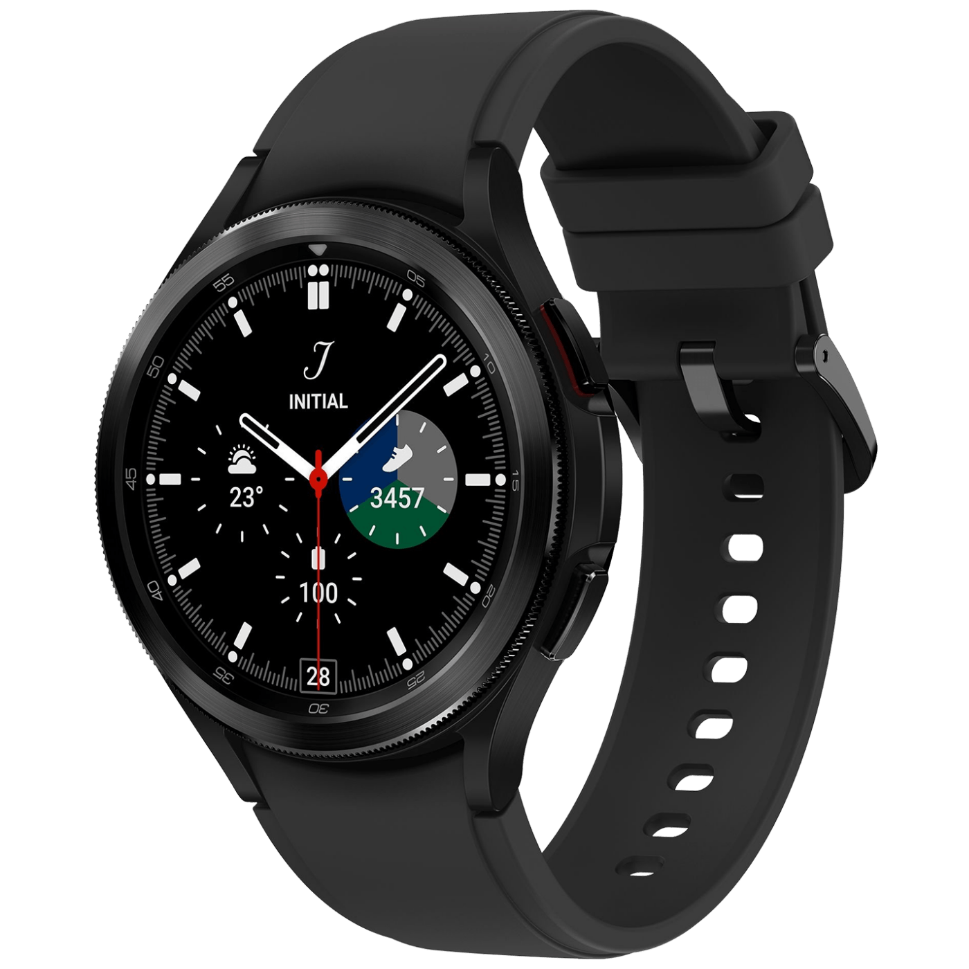 19242_1686254685ixa3jb3oln Samsung SAT pametni, R880, 1.2", vodootporan, WiFi, BT, 247 mAh - R880 Watch 4 42mm Black - Image 1