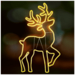 home Dekorativna rasvjeta, LED neonska figura, jelen - NEON 4