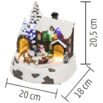 home Dekorativna LED rasvjeta, Diorama, snježna kuća - DRM 15 - Image 3