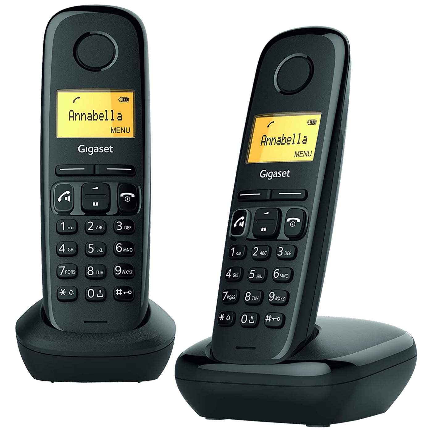 19923_16862570113t416g4gfa Gigaset Telefon bežični, LCD display, 2 jedinice - A270 DUO Black - Image 1