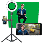 Easypix Photo studio, LED svjetlo, tripod, mikrofon, zelena pozadina - MyStudio Studio Kit