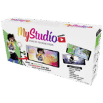 Easypix Photo studio, LED svjetlo, tripod, mikrofon, zelena pozadina - MyStudio Studio Kit - Image 2