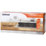 Orno Produžni kabel sa 3 x Schuko utičnice, ugradbena - OR-AE-1372(GS)/G - Image 2