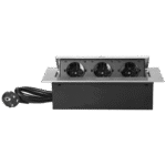 Orno Produžni kabel sa 3 x Schuko utičnice, ugradbena - OR-AE-1372(GS)/G - Image 3