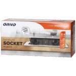 Orno Produžni kabel sa 2 x Schuko utičnice + 2 x USB, ugradbena - OR-AE-13126(GS)/G - Image 2
