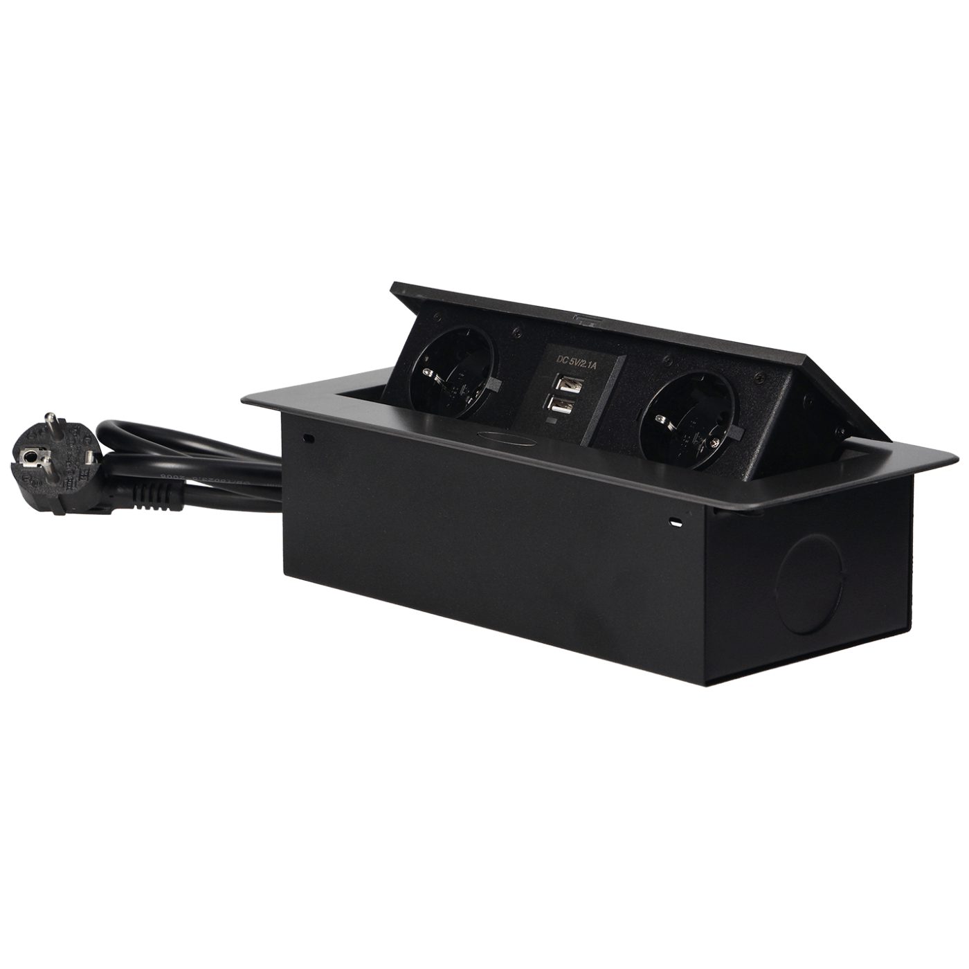 22878_1686265575y0u3lknshn Orno Produžni kabel sa 2 x Schuko utičnice + 2 x USB, ugradbena - OR-AE-13126(GS)/GR - Image 1