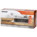 Orno Produžni kabel sa 2 x Schuko utičnice + 2 x USB, ugradbena - OR-AE-13126(GS)/GR - Image 2