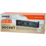 Orno Produžni kabel sa 2 x Schuko,2 x USB utičnice,HDMI,ugradbena - OR-GM-9016(GS)/B-G - Image 2