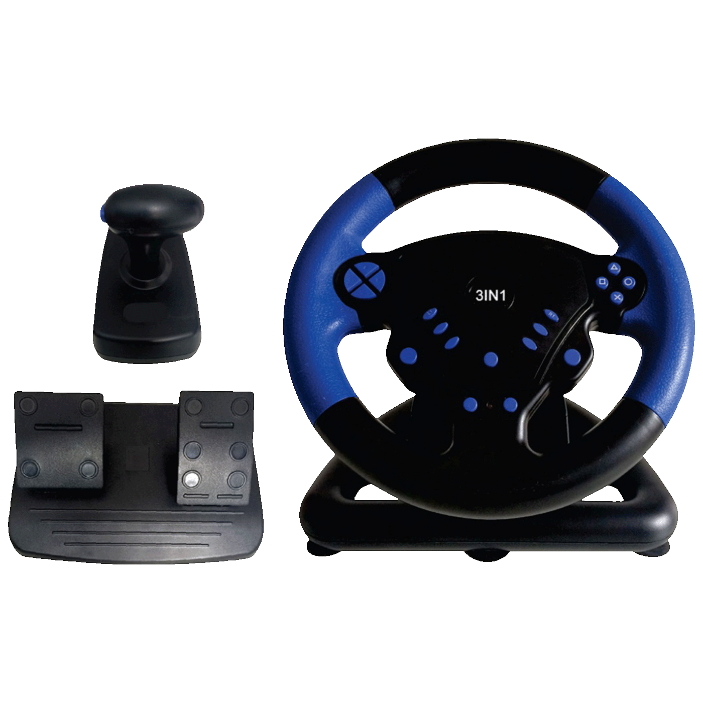 2548_1778222488ypdojmdynn Connect XL Gaming volan 3u1, PS2/PS3/PC, vibracija, pedale - CXL-WH300 - Image 1