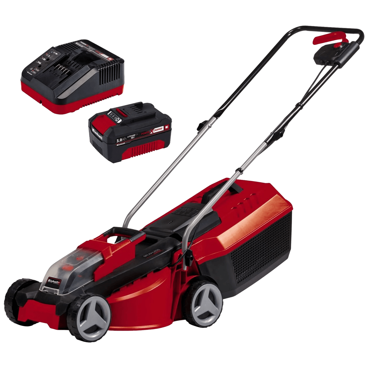 30992_16863134682b748kb11t Einhell Aku kosilica, 18 V / 3000 mAh - GE-CM 18/30 Li Kit - Image 1