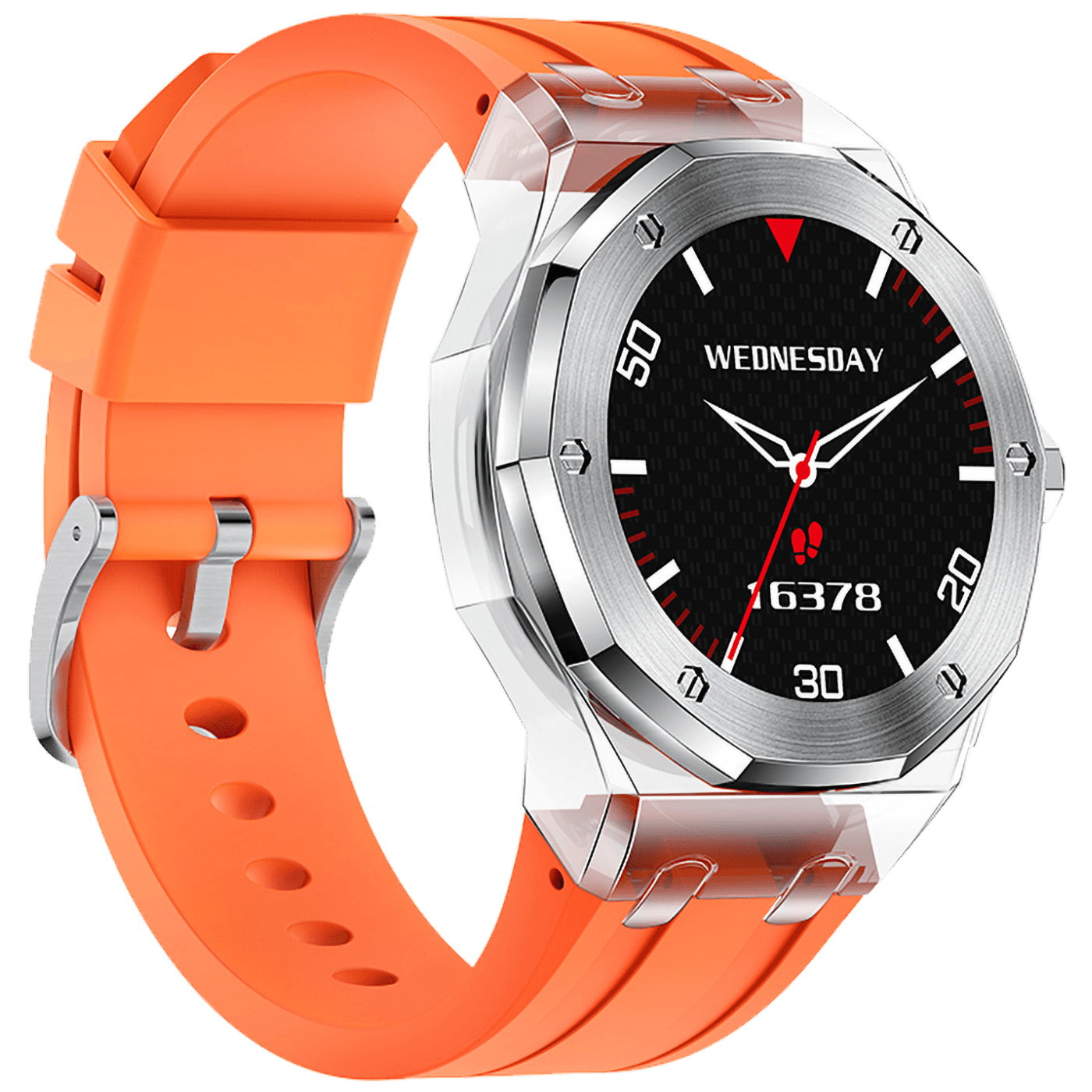 31872_1686316719lx07gk5x31 hoco. Pametni sat, 1.09" zaslon, Bluetooth, 3ATM vodootporan - Y13 Vitality Orange - Image 1