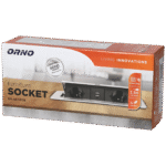 Orno Produžni kabel sa 2 x Schuko utičnice + 2 x USB, ugradbena - OR-AE-13126(GS)/BR - Image 2