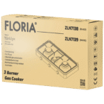 Floria Plinski rešo sa 3 plamenika, crna - ZLN7138 - Image 3