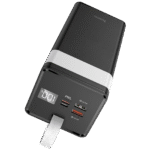 hoco. Punjač prijenosni sa lampom, 50000mAh, brzi QC/PD, 3A - J86A Powermaster - Image 3