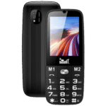 MeanIT Telefon mobilni, SOS tipka, LED svjetiljka - SENIOR 15, Crni