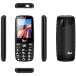MeanIT Telefon mobilni, SOS tipka, LED svjetiljka - SENIOR 15, Crni - Image 3