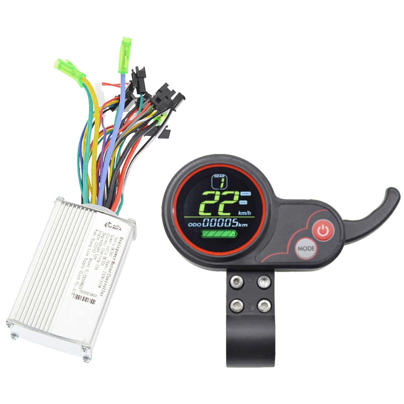 35619_1699959365t4z6x98ter NN-Su LCD Speedmeter, Set, SL-100, 48V - Image 1
