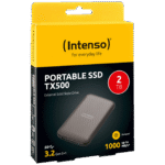 (Intenso) Eksterni SSD, do 1000 MB/s, kapacitet 2TB, USB 3.2 - External SSD TX500 2TB