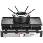 Zilan Električni Roštilj / Raclette / Fondue od sira, 3u1, 1400W - ZLN8856 - Image 2