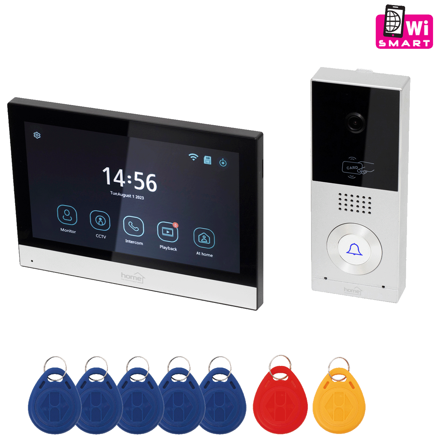 42815_1713002199mydepk03sm home Žični video interfon, 7" zaslon, AHD kamera, RFID, IP65 - DPV SMART - Image 1