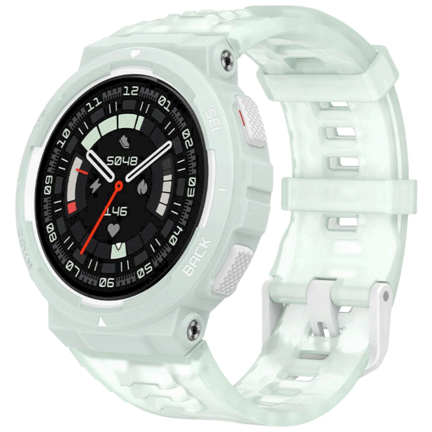 45084_172344806930nza919jc Amazfit Pametni sat, 1.32", vodootporan 10ATM, BT, GPS - Active Edge Mint Green - Image 1
