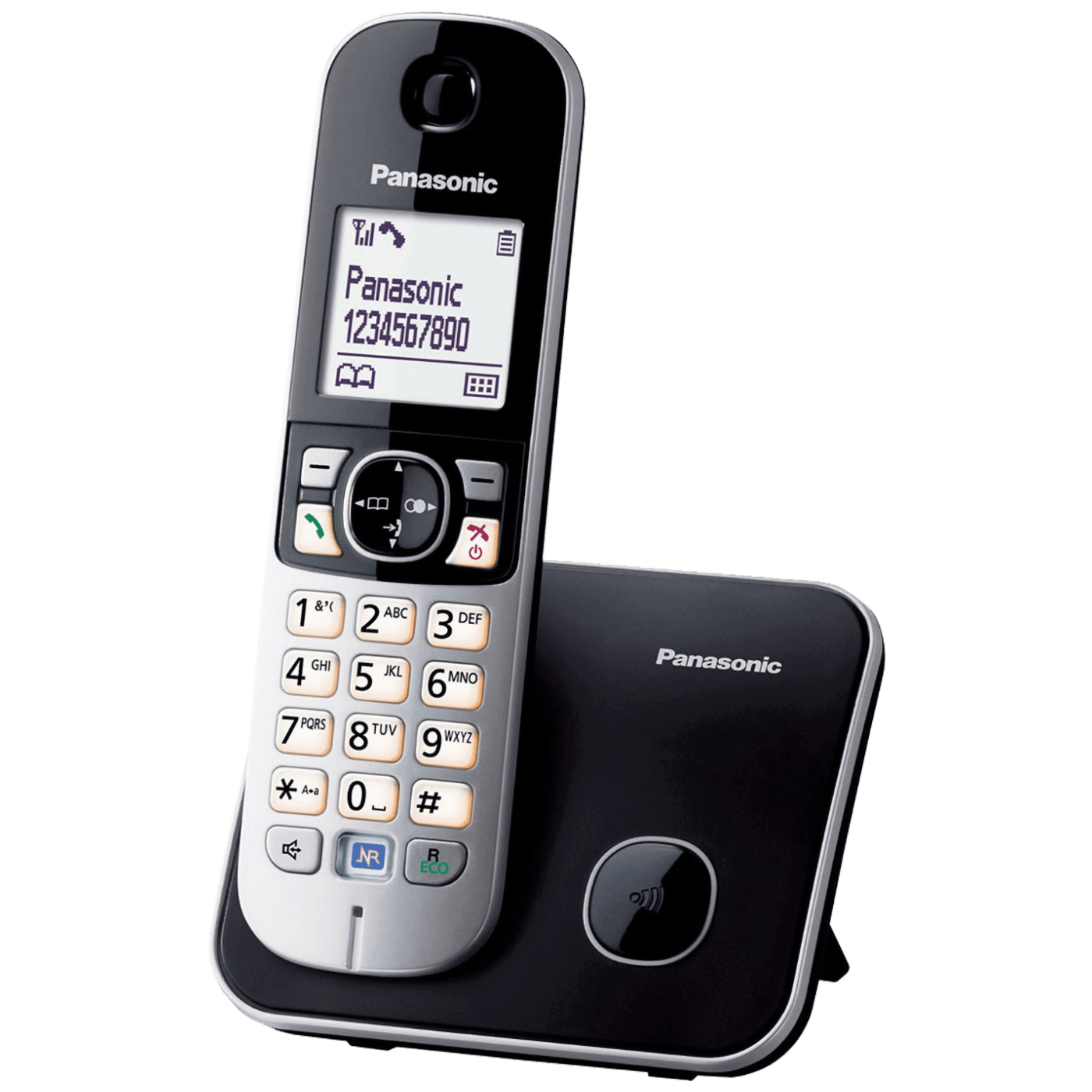 4761_1686162515nfn2i6eyh1 Panasonic Telefon bežični, DECT, 1,8" LCD display, spikerfon - KX-TG6811FXB - Image 1